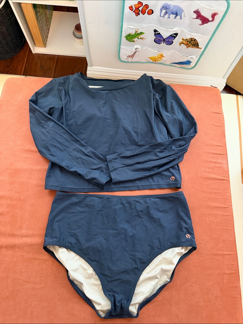 honey mark. Women’s Navy Swim Set - XL